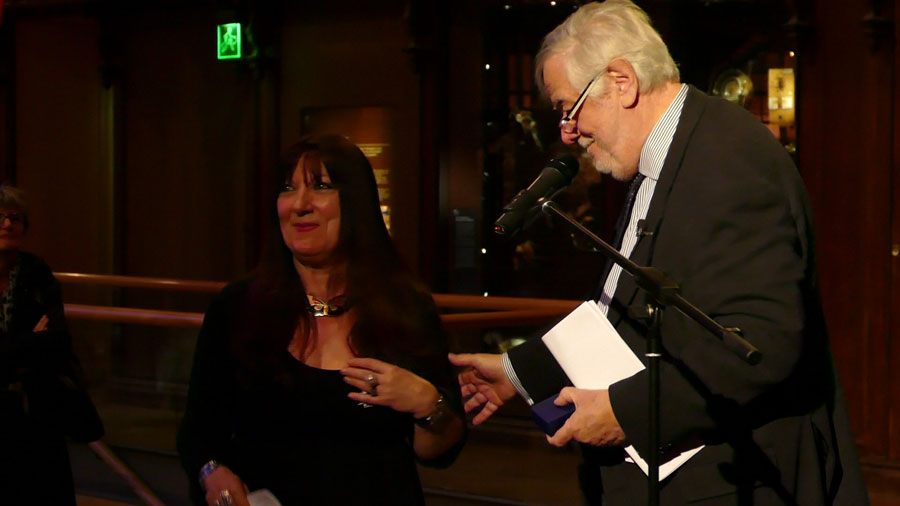Marylène Patou Mathis et le Professeur Yves Coppens