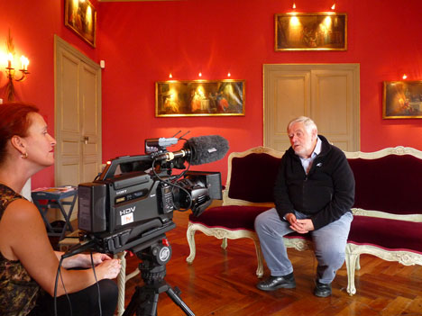 Tournage interview Yves Coppens à Sauveboeuf